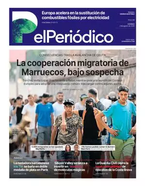 La portada de EL PERIÓDICO del 2 de agosto de 2026