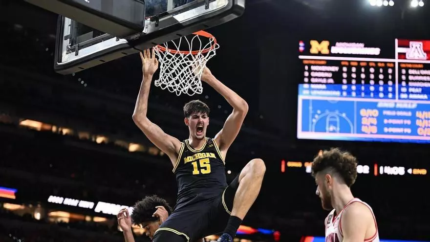 Exhibición de Aday Mara: Michigan ya está en la gran final de la NCAA