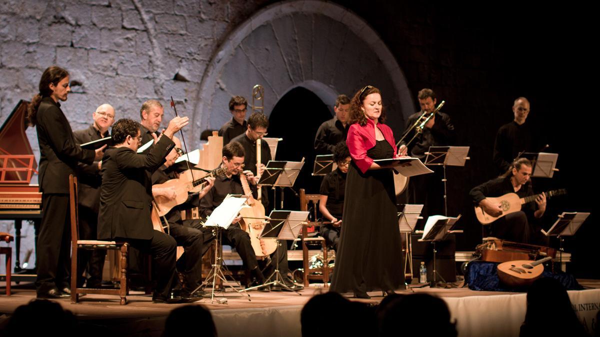 Capella de Ministrers en un concierto en Peñíscola