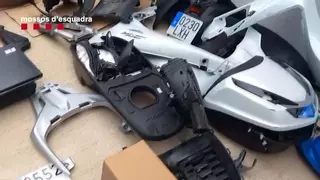 Desarticulada una banda que robaba motos en Barcelona para enviarlas al norte de África para venderlas por piezas