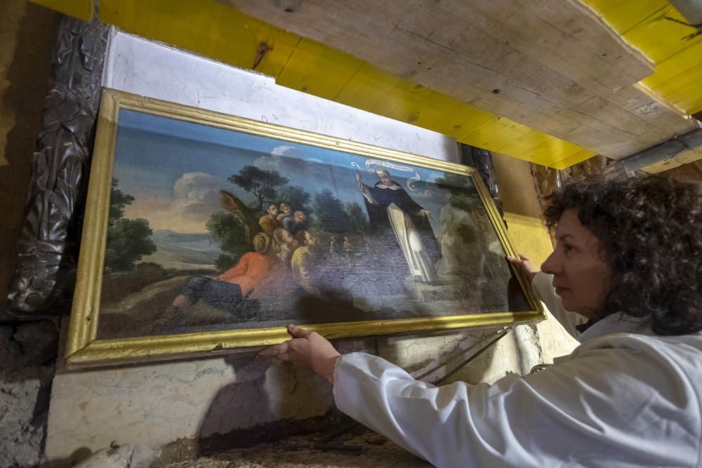 El Bisbat restaura el retablo mayor de Alaró