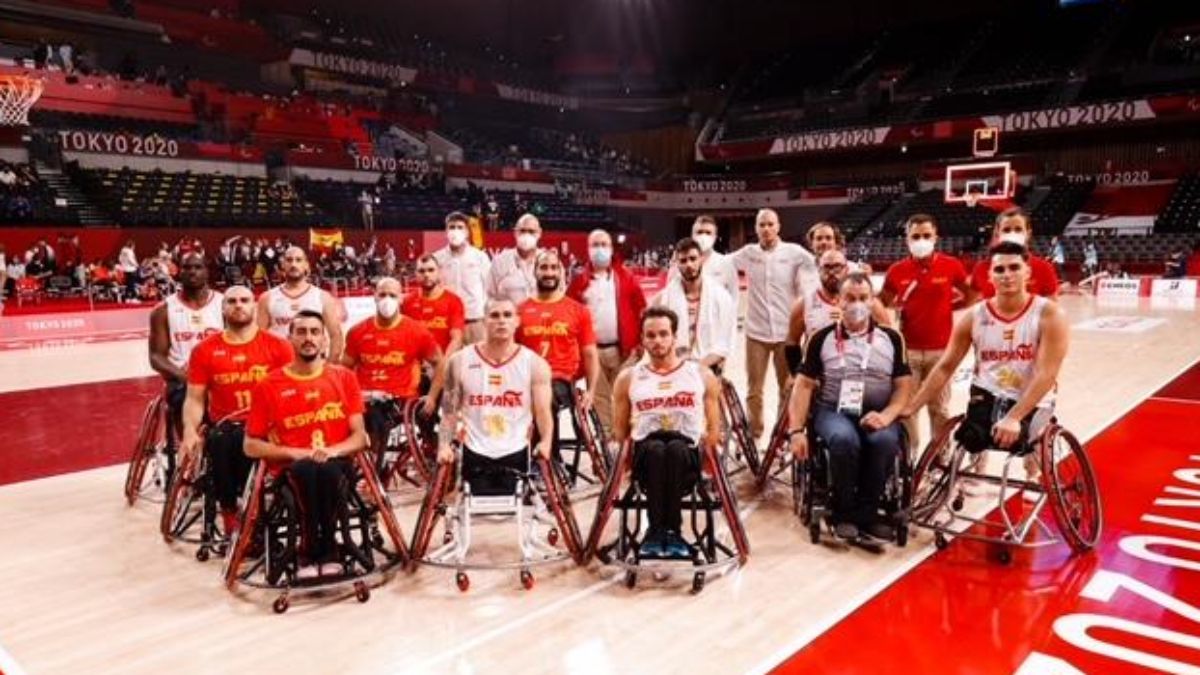 Iceta vio la semifinal del basket en silla de ruedas entre España y EE.UU.