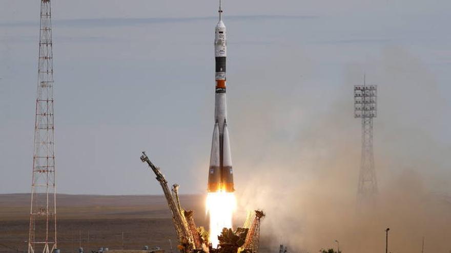 Lanzamiento de la nave rusa Soyuz