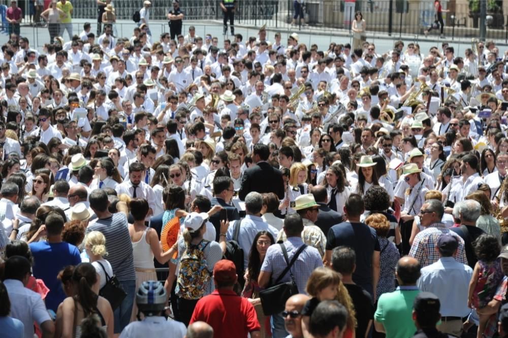 Encuentro de bandas de música en Martínez Tornel