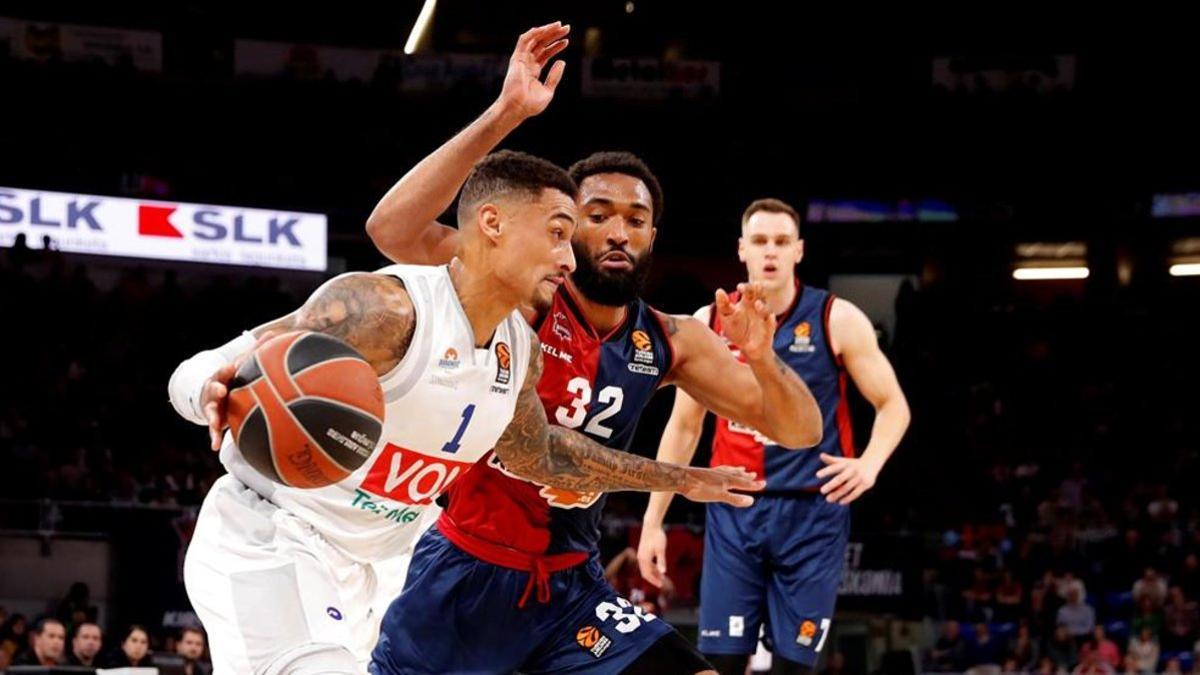 Jackson, en un partido ante el Baskonia esta temporada