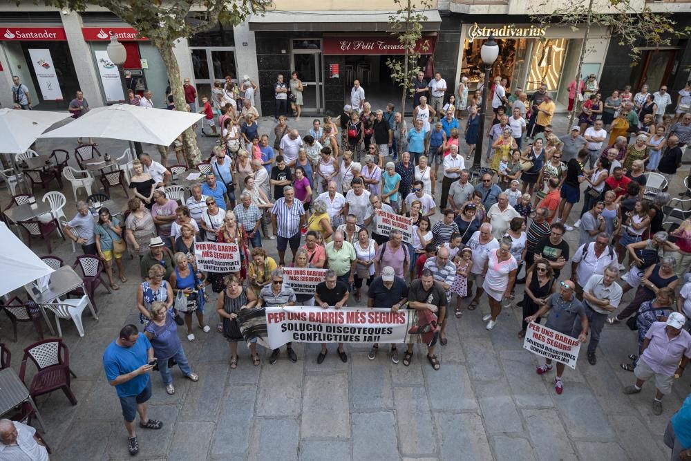 Manifestació a Blanes