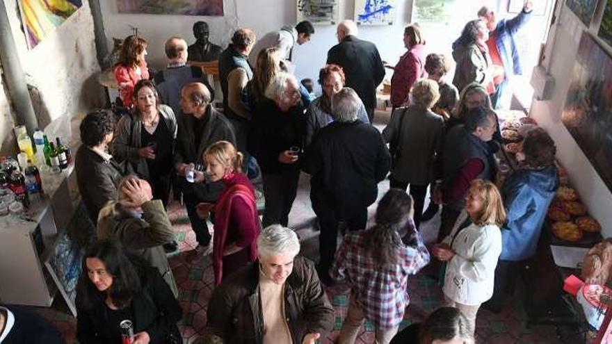 Inauguración de la exposición antológica de Artbys.