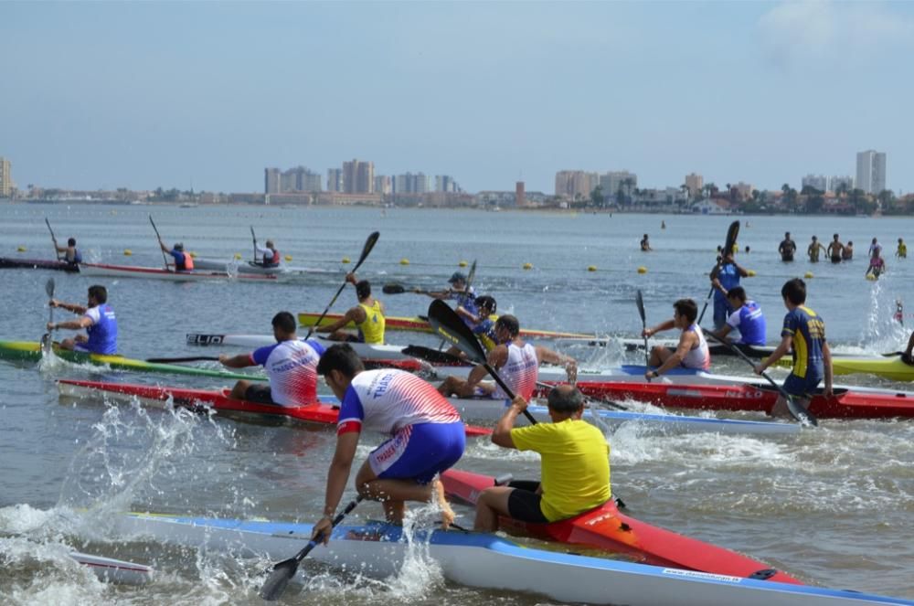 Liga Autonómica de Piragüismo en Playa Paraíso