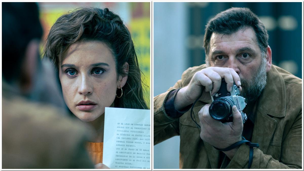 María Pedraza y Hovik Keuchkerian, protagonistas del 'Asalto al Banco Central'