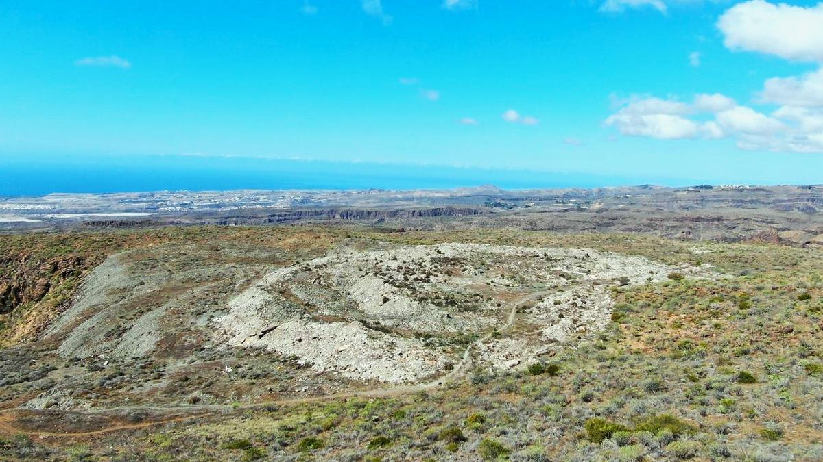 Imagen aérea del vertedero de Degollada de las Yeguas.