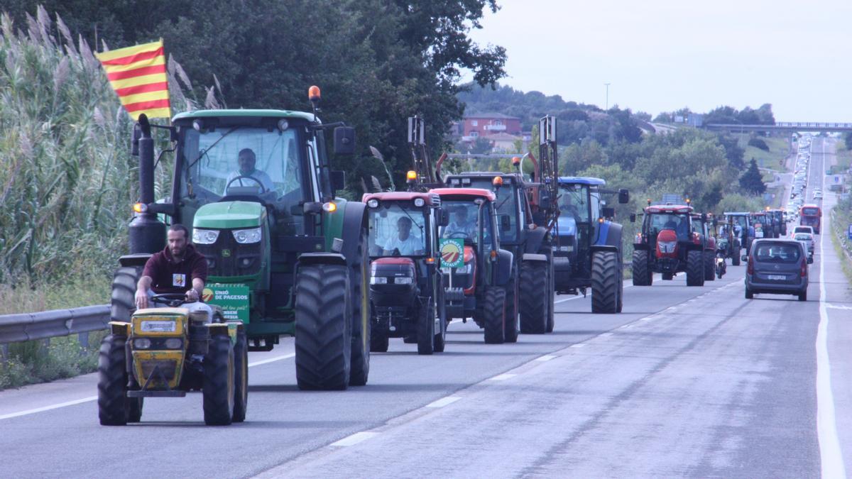 La tractorada contra l&#039;aeròdrom de Peralada