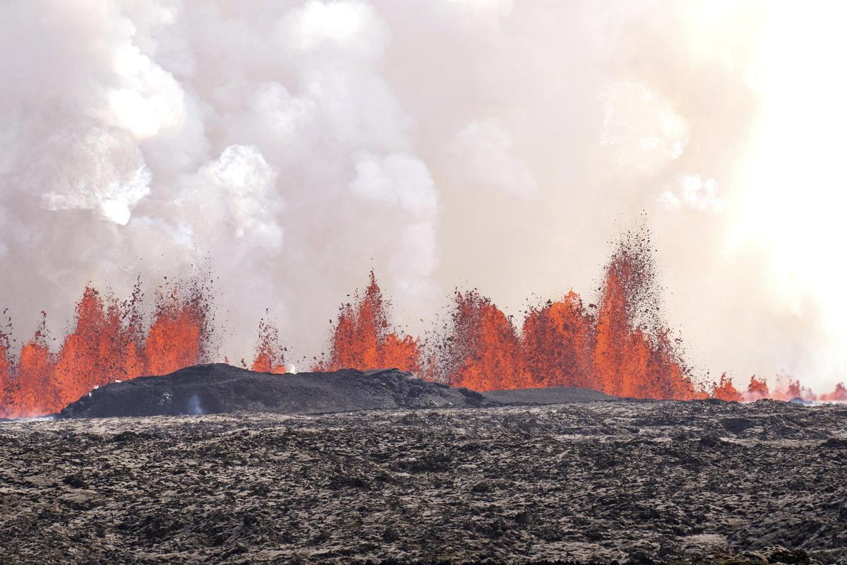 Nueva erupción volcánica en Reykjanes (Islandia), la quinta en últimos meses