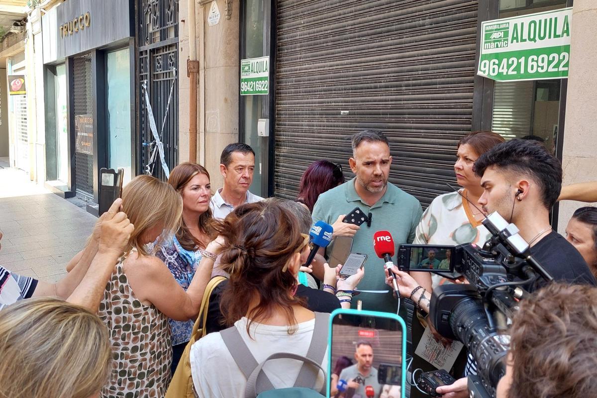 Un momento de la rueda de prensa, este martes.