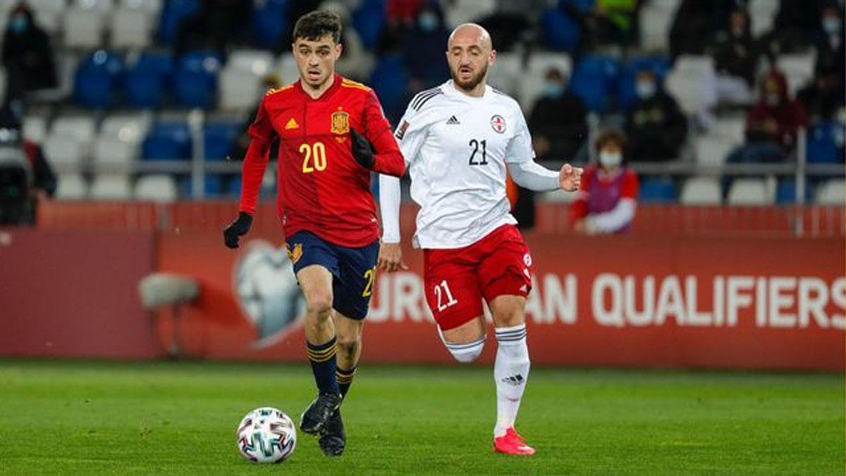 Pedri lidera a la selección española