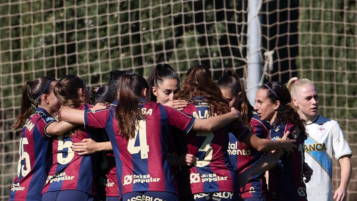 El Levante Femenino, en una imagen de archivo de la temporada.