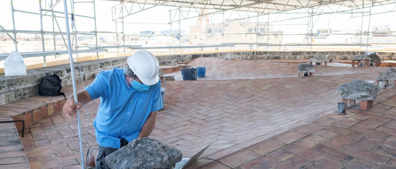 Catas sobre la cubierta de la Catedral de València