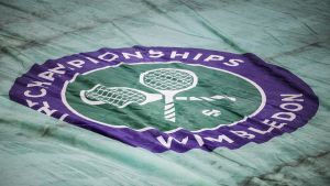 Archivo - Logotipo de Wimbledon.