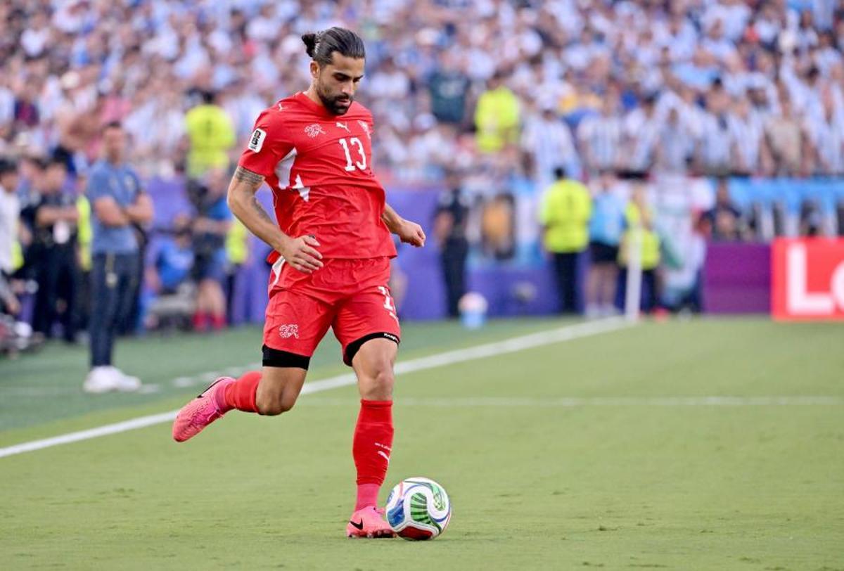 Ricardo Rodríguez, en el partido ante Argentina