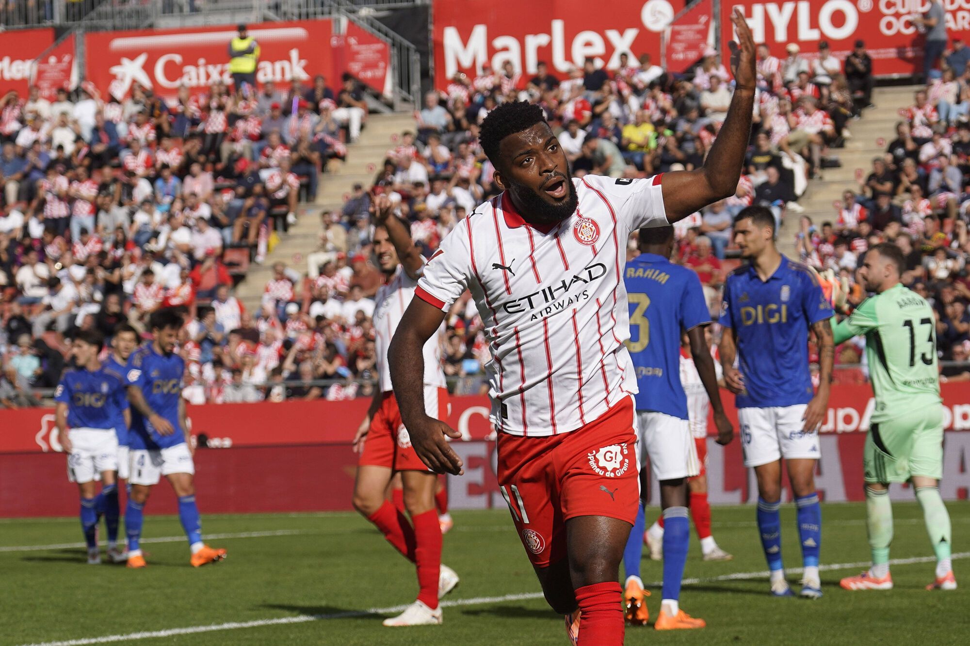 Les imatges del Girona - Reial Oviedo