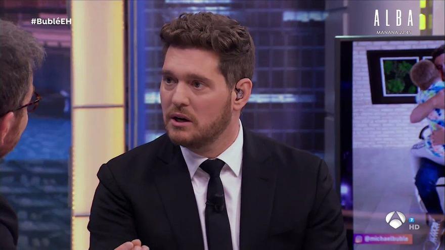 Michael Bublé se emociona en &#039;El Hormiguero&#039; al hablar del cáncer de su hijo