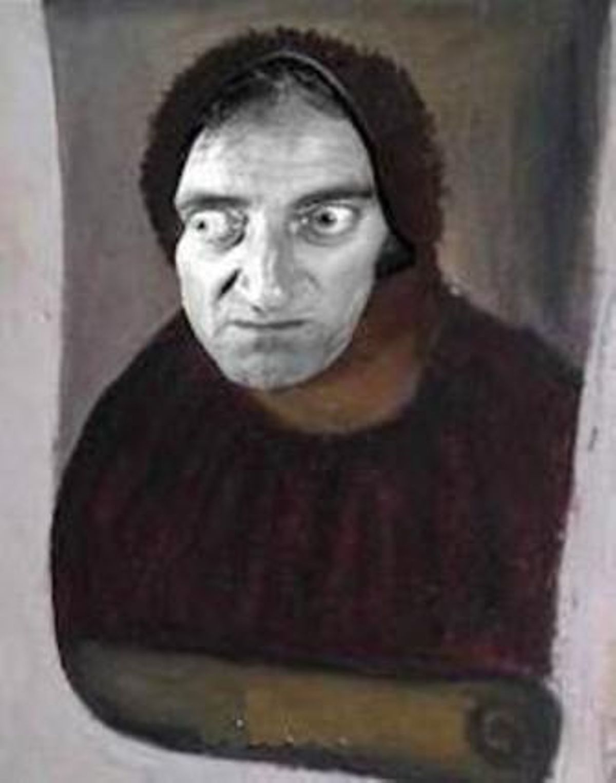 Igor, de la pel·lícula ’El jovenet Frankestein’, com l’’eccehomo’.
