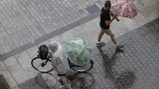 El Meteocat activa el aviso rojo por lluvias torrenciales en casi toda Catalunya