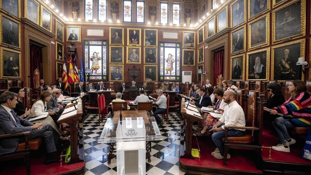 Pleno del Ayuntamiento de Palma. Pleno del Ayuntamiento de Palma.
