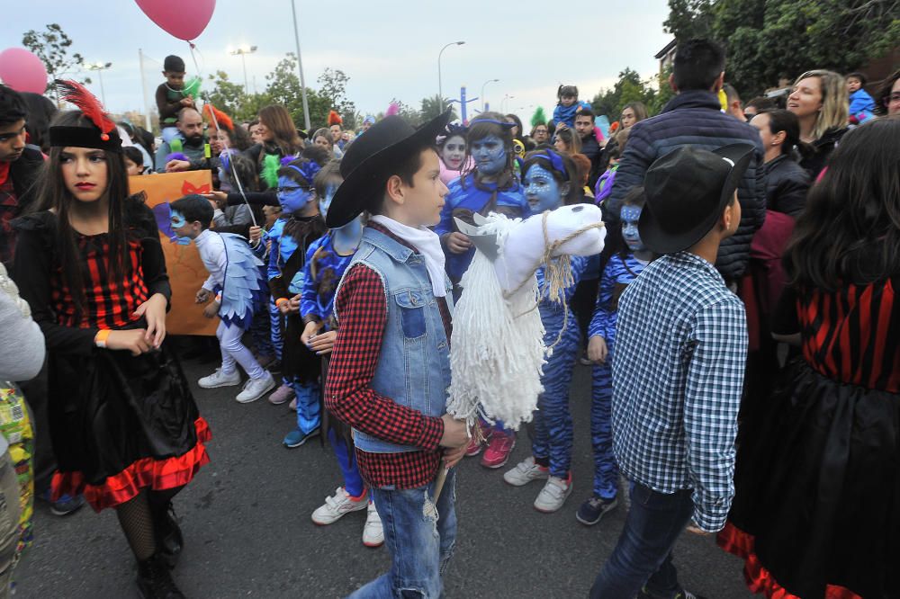 Un instante del carnaval en El Pla