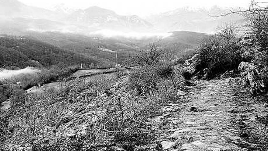 El Camino Romano y la Sierra del Crespón.