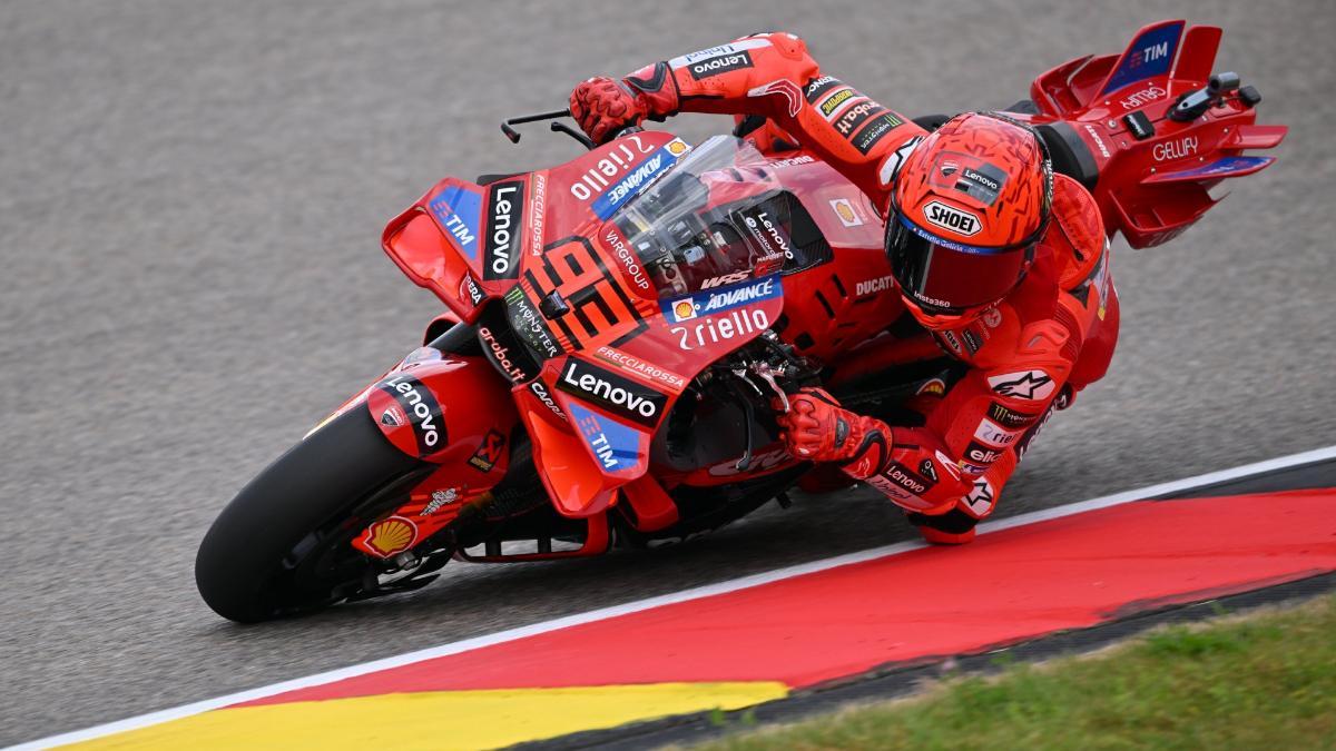 Marc Márquez, en Sachsenring