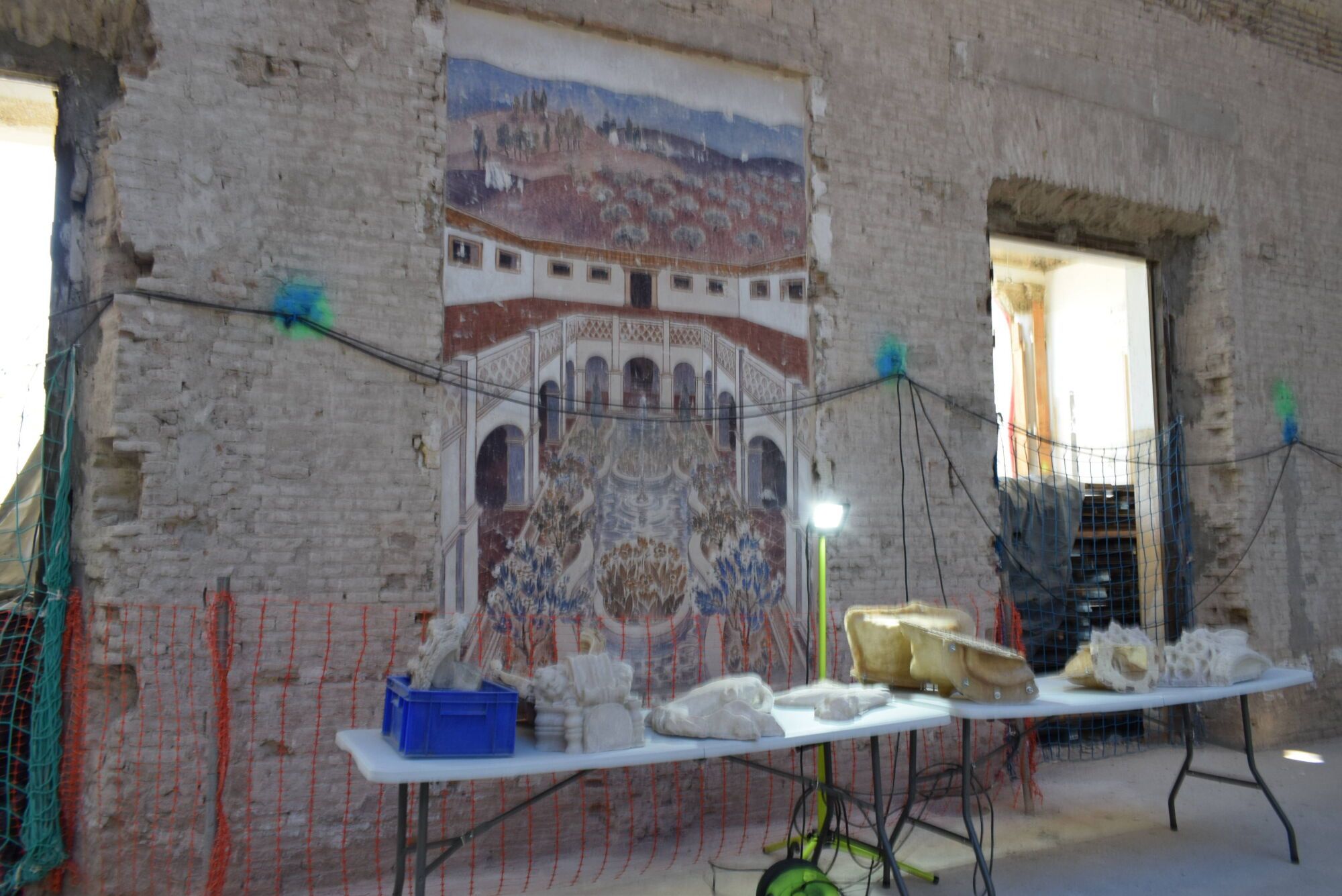 Estado de las obras de adecuación integral del Museo Arqueológico de Sevilla.