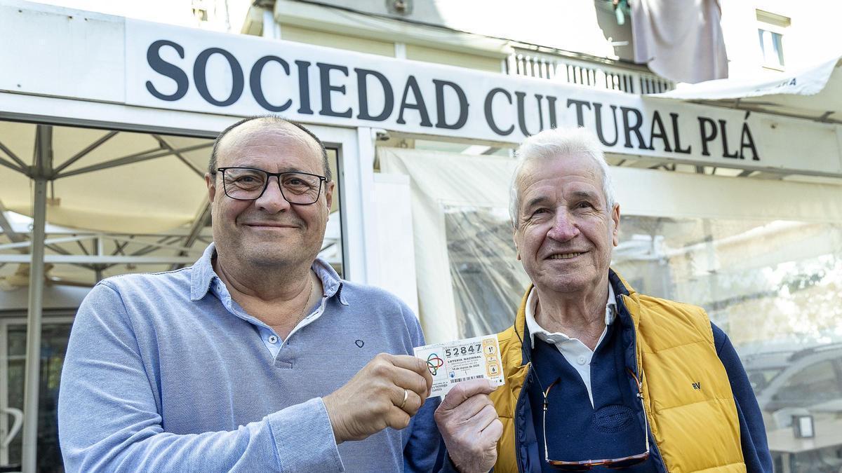 Sorpresa en Alicante: la SCD Pla gana el primer premio de la Lotería Nacional