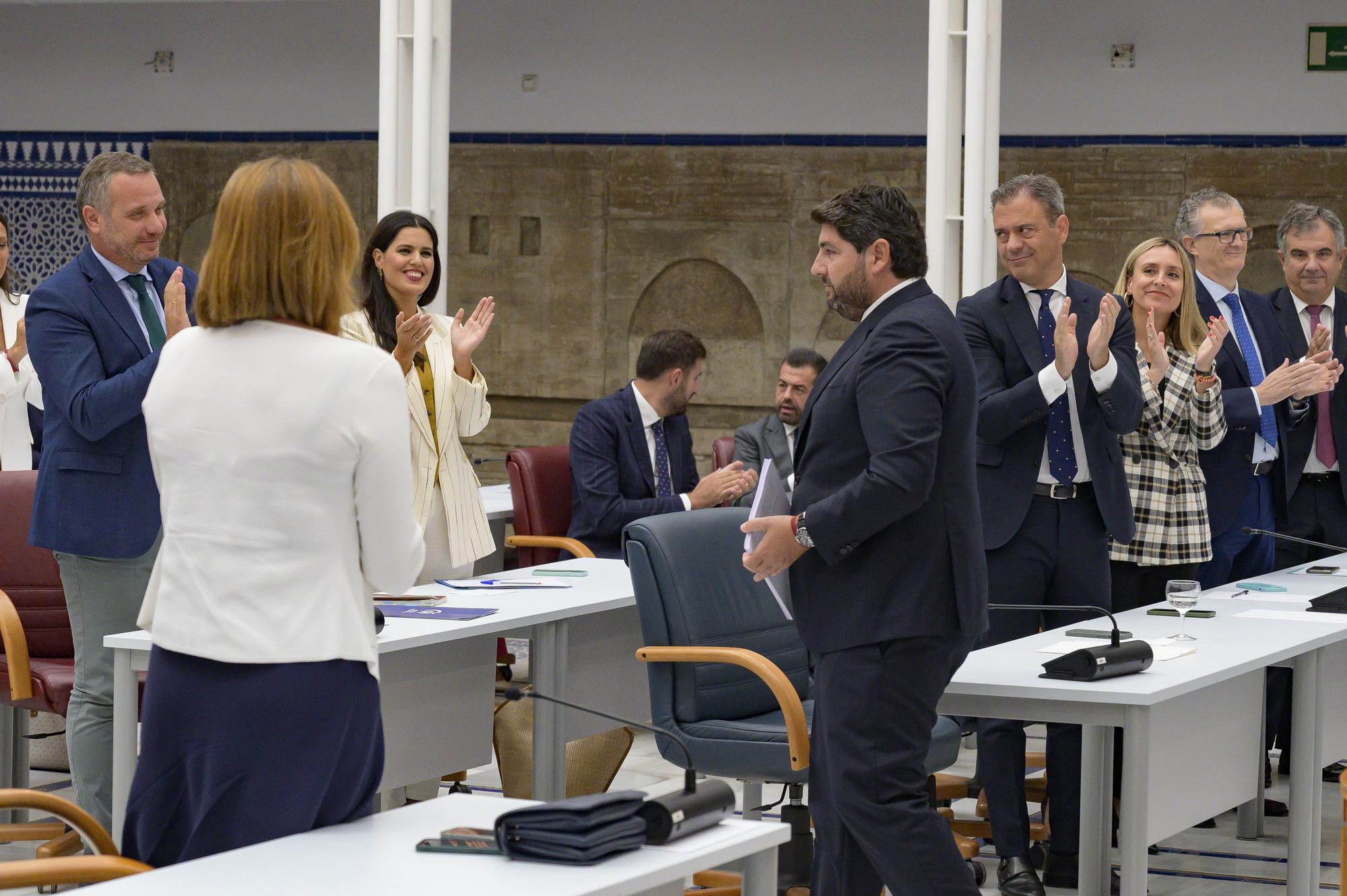 Primera sesión del segundo debate de investidura de López Miras en la Asamblea