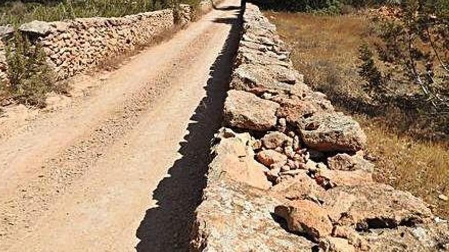 Los ladrones de piedras actúan en el &#039;camí&#039; d&#039;es Torrent de s&#039;Alga, en es Cap de Barbaria.