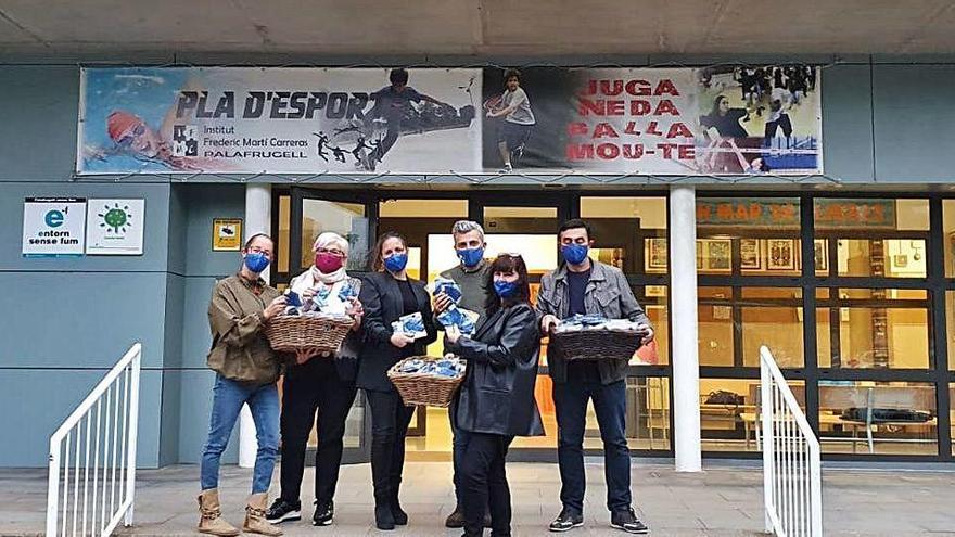 La presidenta de l&#039;Oncolliga va assistir a l&#039;acte d&#039;entrega.