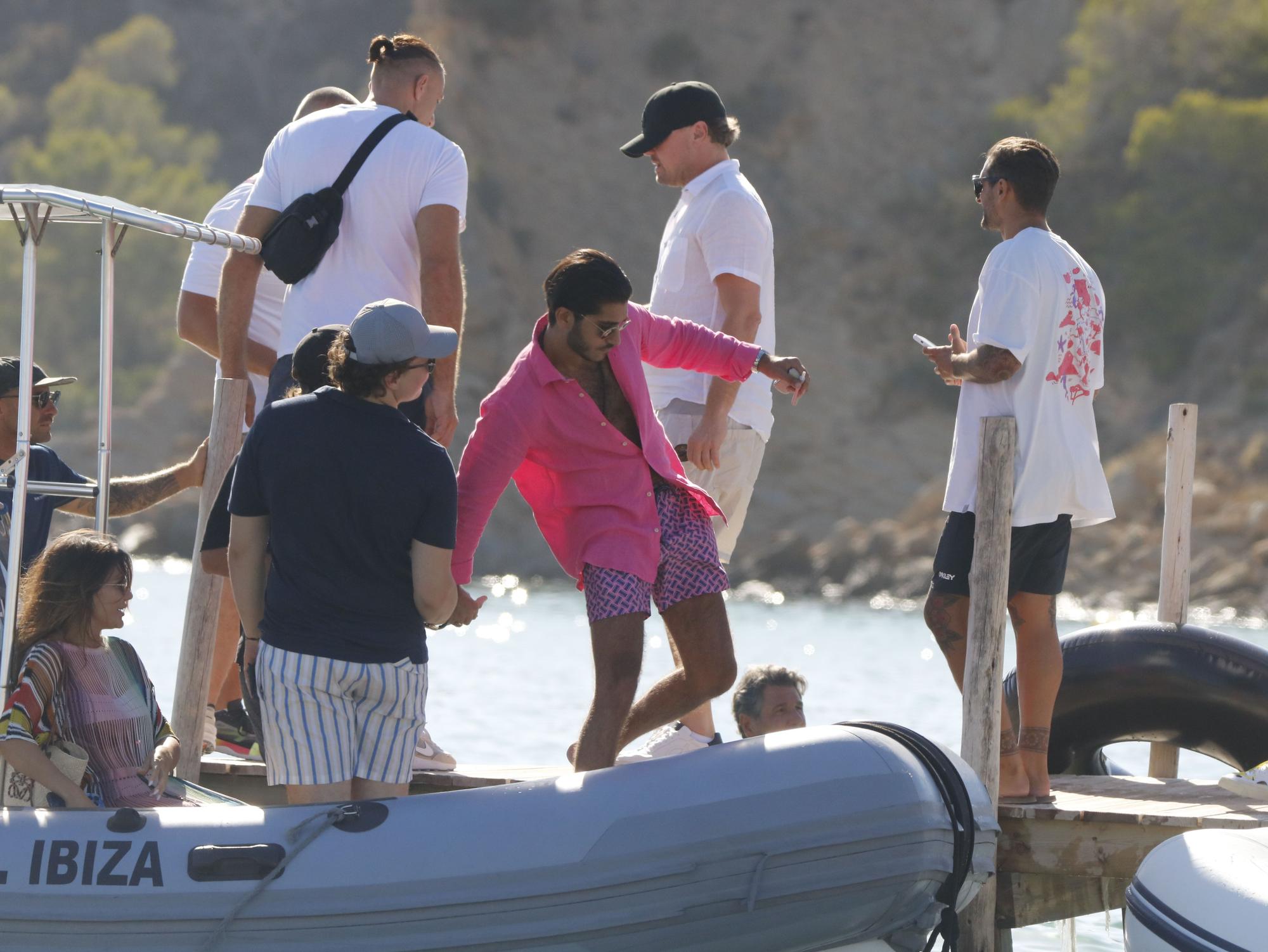 Mick Jagger y Leonardo Dicaprio, en Cala Jondal (Ibiza)