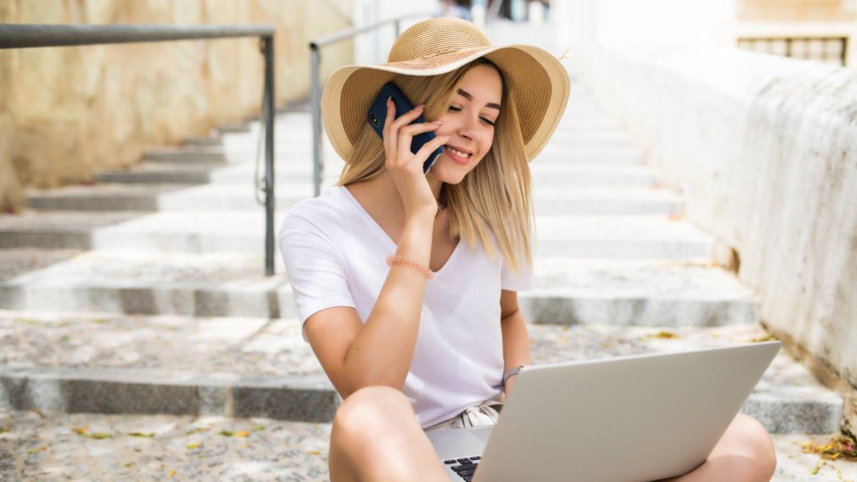 Trabajar o viajar conectado desde cualquier lugar sin cambiar la tarjeta física del móvil.