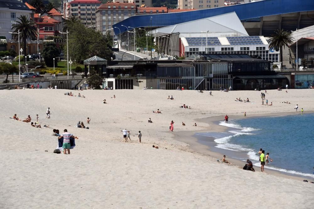 El buen tiempo acompaña la desescalada en A Coruña