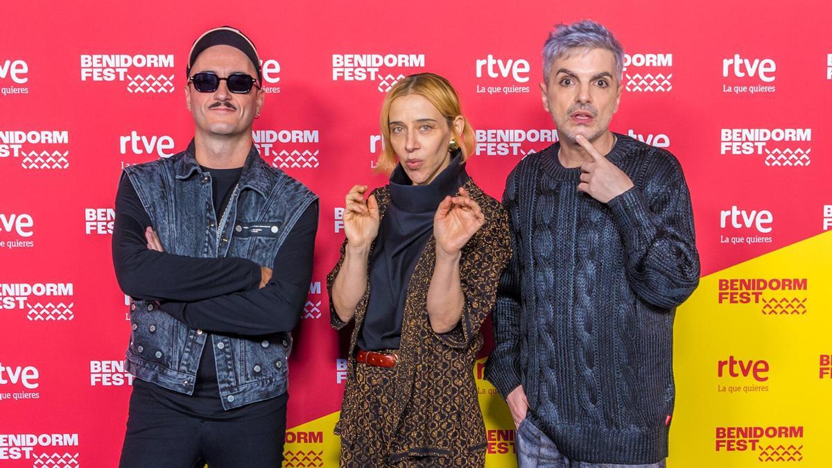 Óscar Ferrer y Miranda!, durante la presentación de los participantes del Benidorm Fest