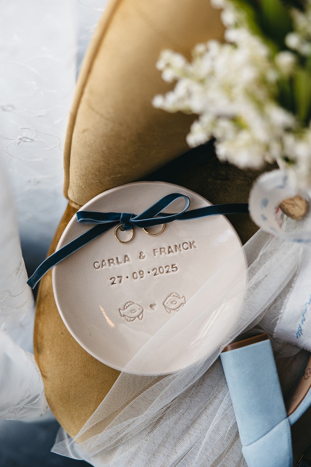 Boda de Carla Colprim, corte de honor 2022, y Franck Llorach