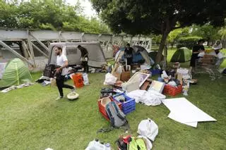 La acampada propalestina se disuelve en la Politécnica