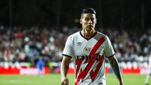 James Rodríguez, con el Rayo Vallecano.