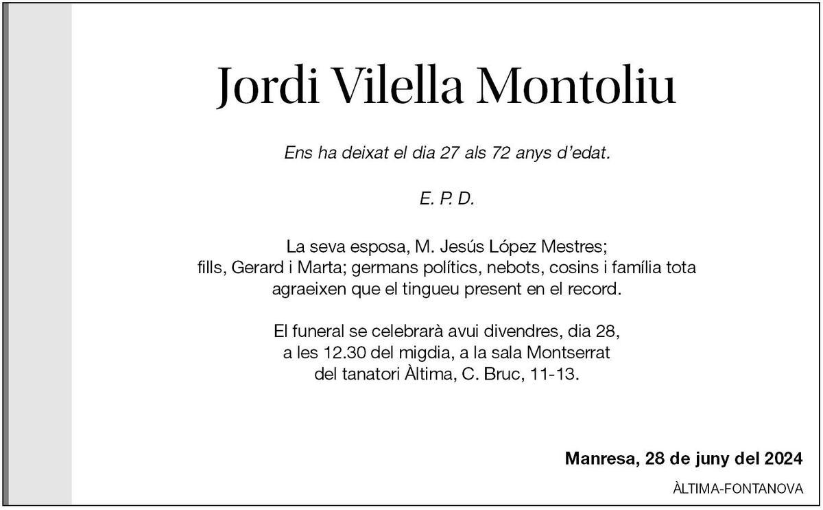 Jordi Vilella Montoliu