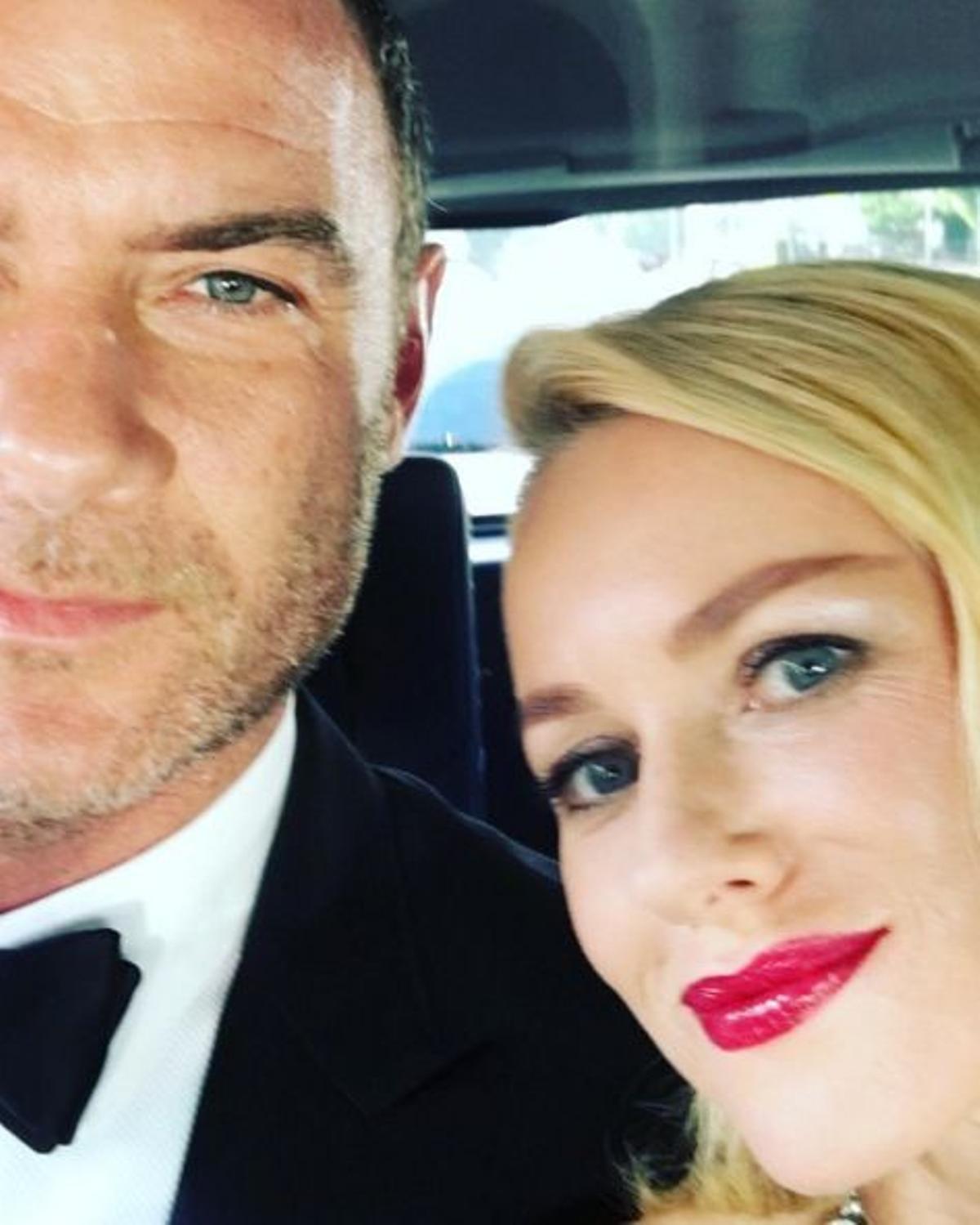 Naomi Watts junto a su marido, Liev Schreiber