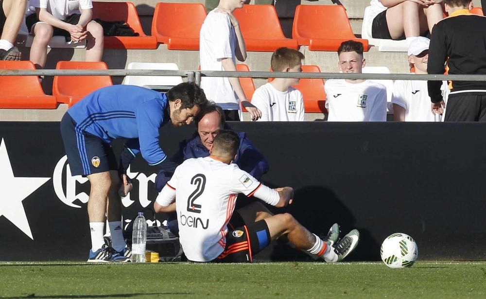 Valencia Mestalla - Llagostera, en imágenes