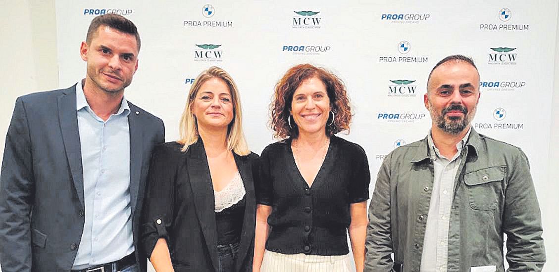 Iván Bláquez, Francisca Mesquida, Margalida Roig y David García.