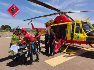 Rescatado un joven de 13 años con un traumatismo craneal en Banyeres