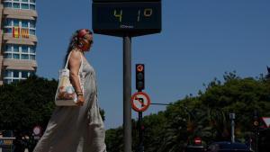 Termómetros superando los 40 grados en Alicante.