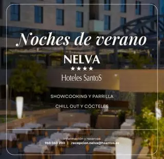 Disfruta las noches de verano bajo las estrellas en el Hotel Nelva de Murcia