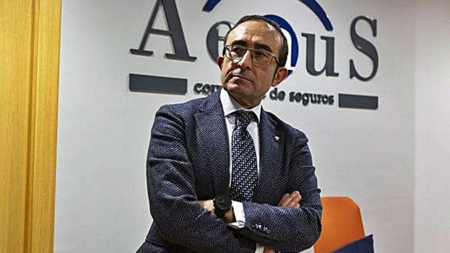 El director de Aenus Correduría de Seguros, Jesús Rodríguez.